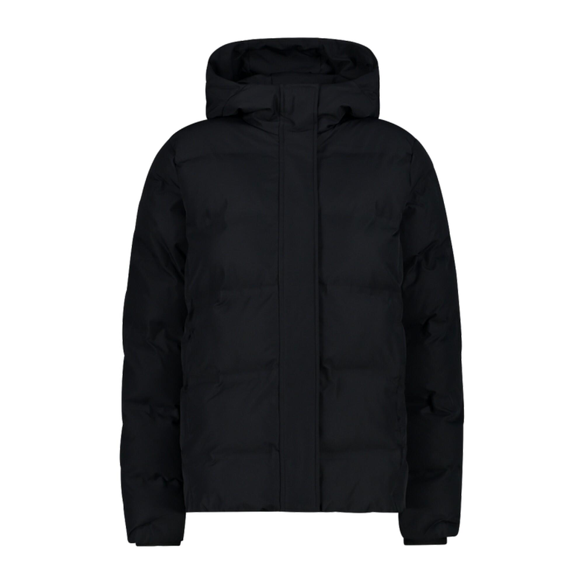 CMP Winter-Steppjacke CMP WOMAN JACKET FIX HOOD Wandern/Outdoor/Trekking Damen NERO