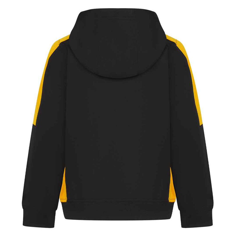 "Team" Kapuzenpullover für Kinder Schwarz/Gold 2/3