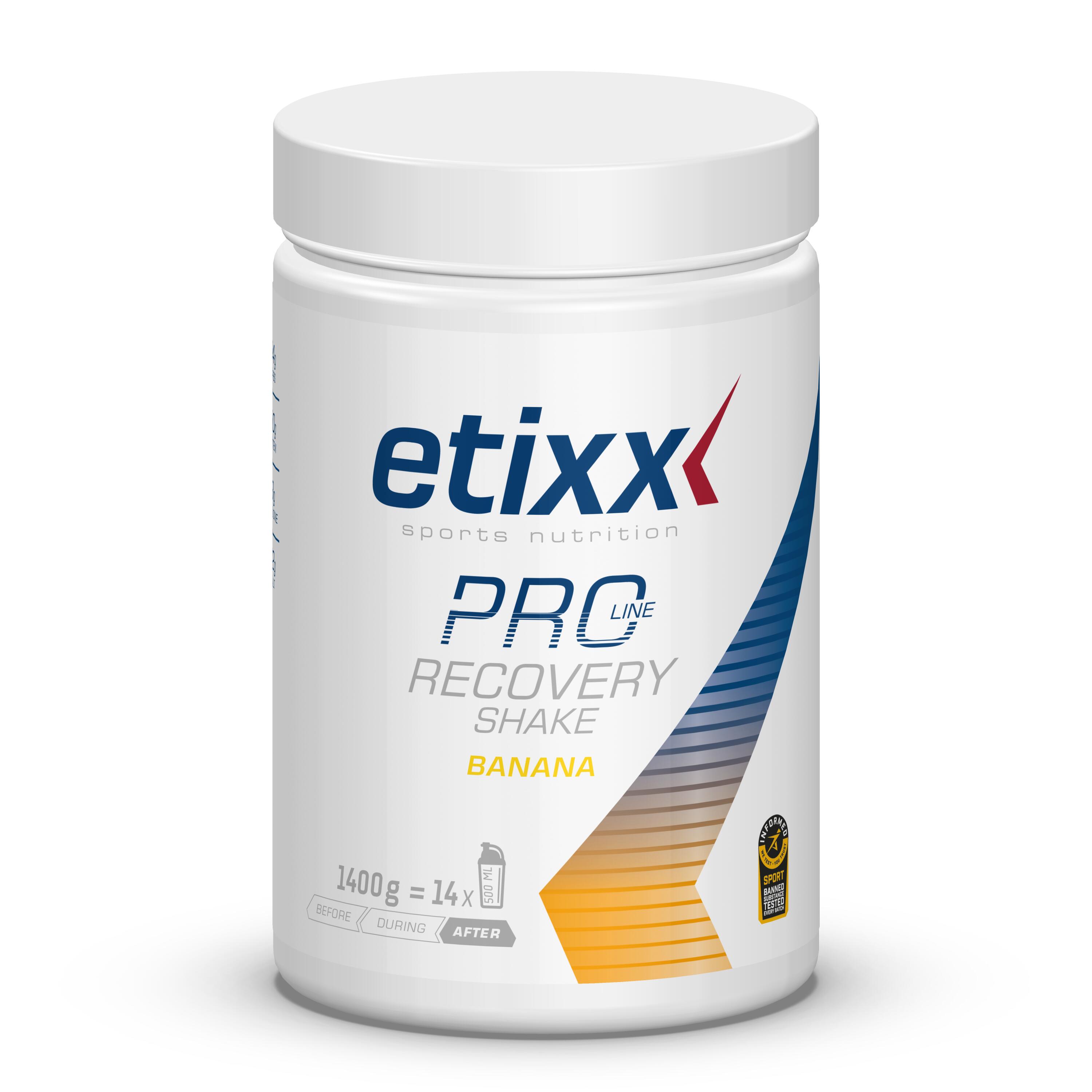 Etixx - Pro Line Recovery Shake Banana 1,4kg - Boisson De Récupération - Decathlon