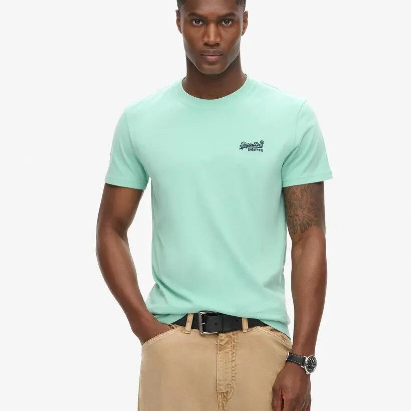 Superdry Men's Vintage Logo Green T-Shirt