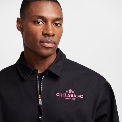 Veste de Football Chelsea FC Nike - Modèle Tiers Noir/Rose 4/6