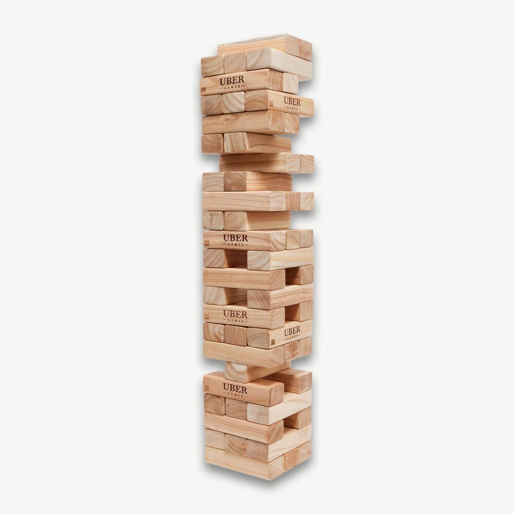 Hardhouten Stapeltoren - 50 KG - tot 200+ cm hoog - uit India - In luxe draagtas 5/6