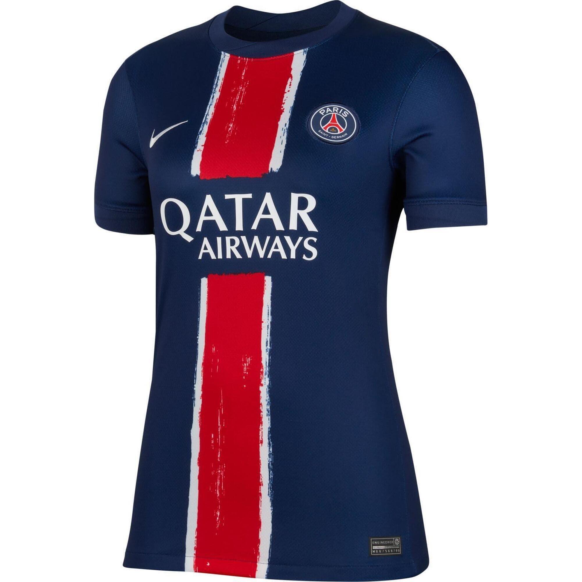 Nike - T-shirt Femme Nike Paris Saint Germain 2024-2025 - T-shirt Manches Courtes - Blanc|bleu|rouge - Decathlon