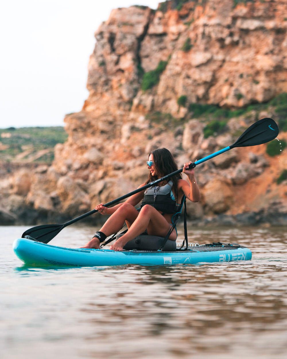 Opblaasbare Paddleboard Bluefin SUP Cruise 10'8 - Blue Gecko 3/7