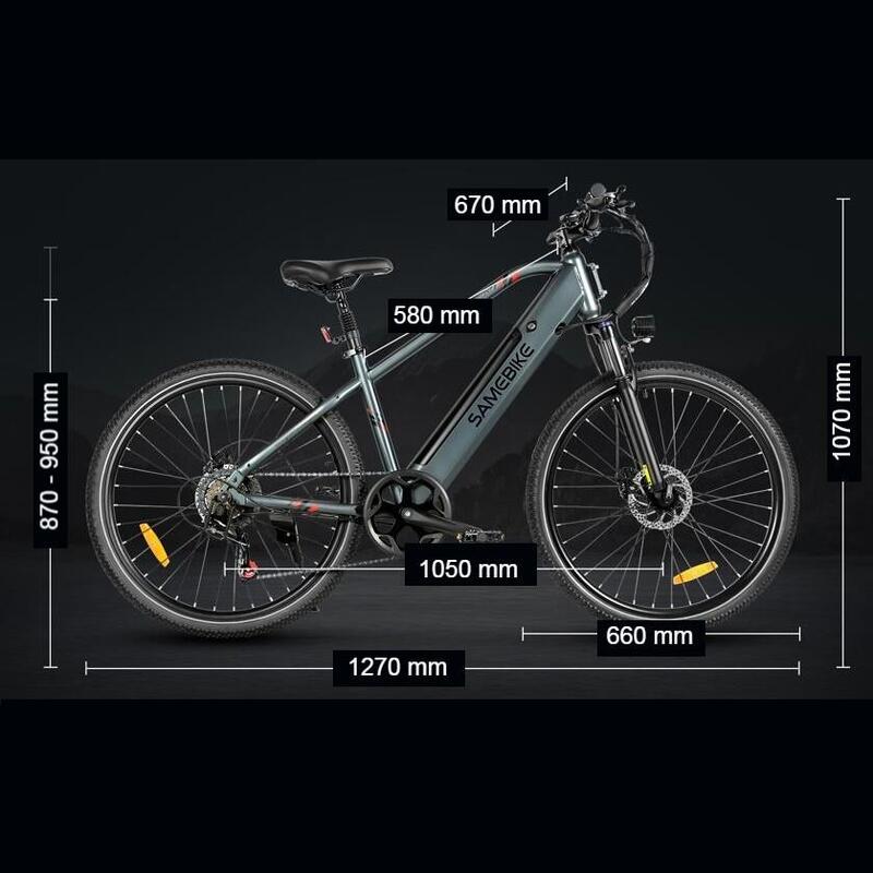 Vélo de ville électrique RS-A01 36V-15Ah (540Wh) - 26x2,1"