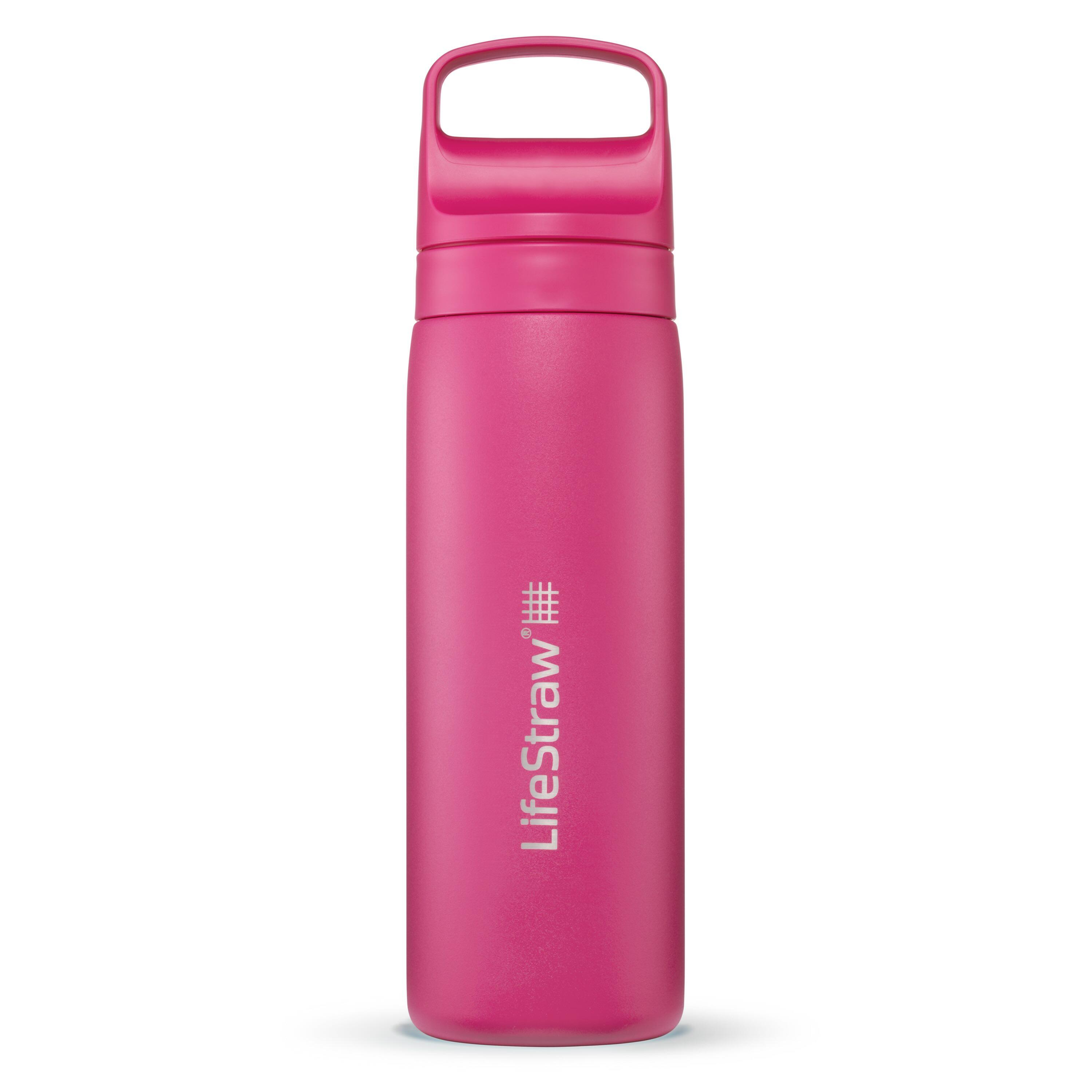 NO BRAND LifeStraw 500 ml Stalen Waterfles – Orchid Pink