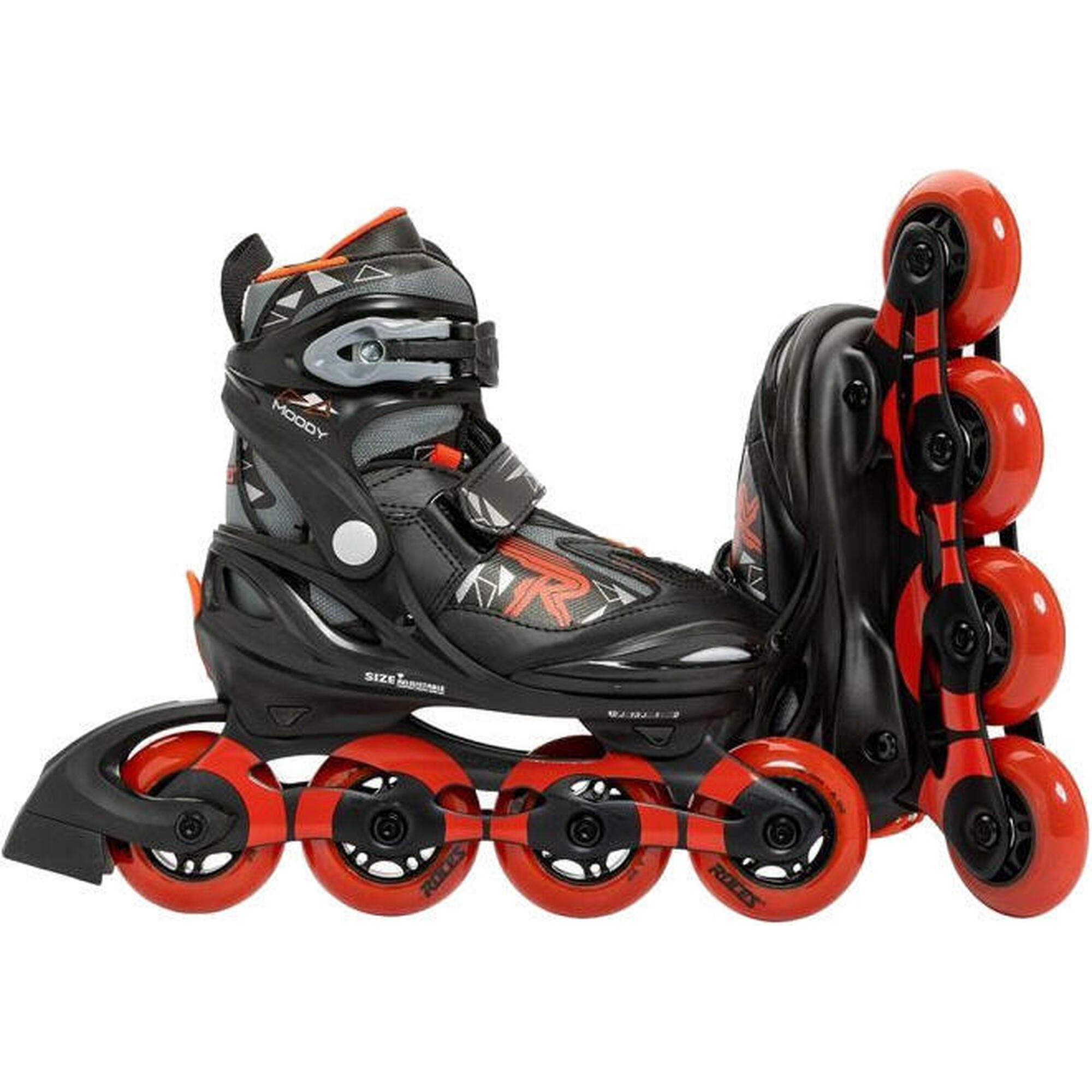 Roces Moody Tif patins à roues alignées noir/rouge