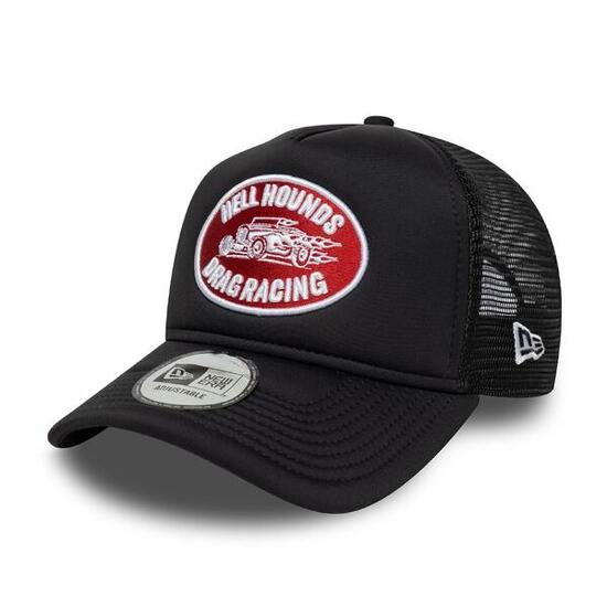 New Era 9FORTY A-Frame Trucker Cap Graphic Patch schwarz