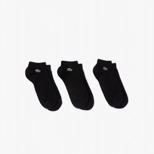 Calzini Lacoste Corti Nero (Pacchetto x3) 3/5