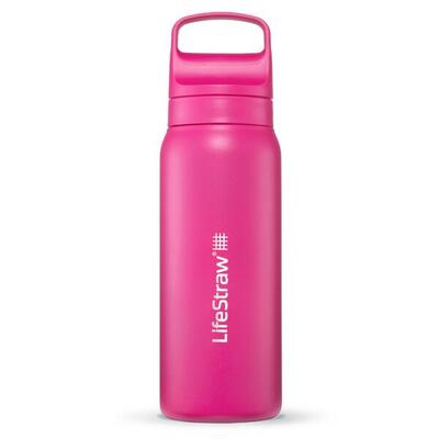 Lifestraw go 2.0 waterfles met filter - roestvrijstaal - 700ml - laguna blauw