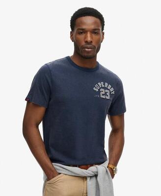 T-shirt met korte mouwen superdry vintage athletic chest
