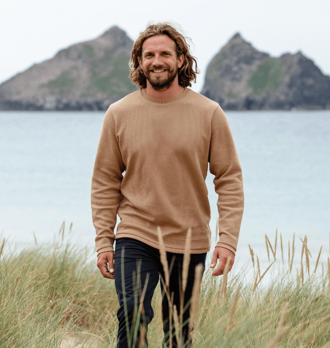 RAPANUI Waffle Knit Men's Jumper