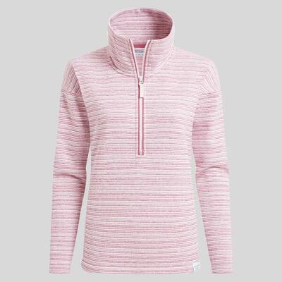 Craghoppers - Daisy Half Zip Damen Fleecejacke Fleece Jacke. rosa