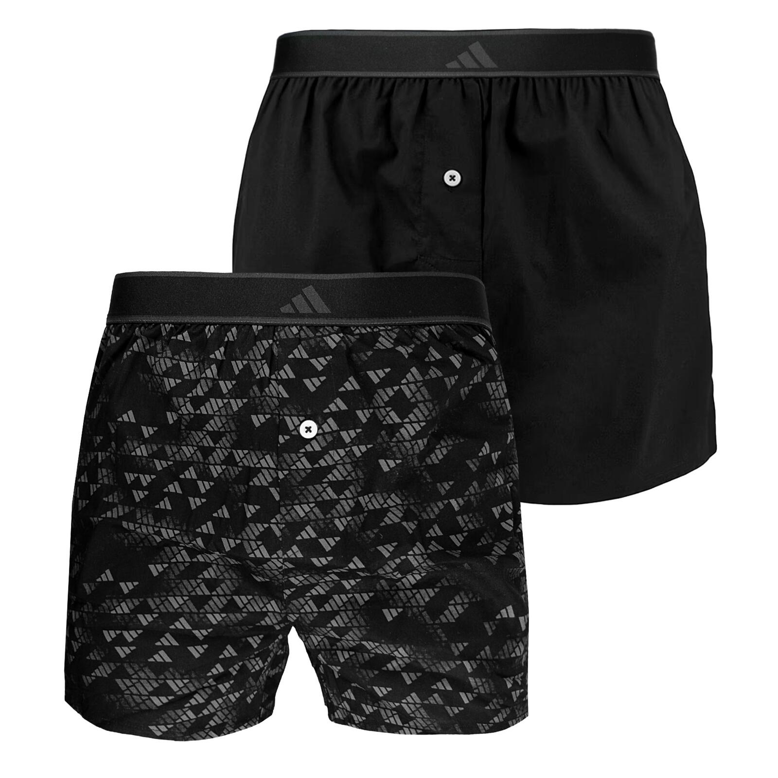 ADIDAS Webboxer weich Herren - 2er Pack Active Woven Boxer