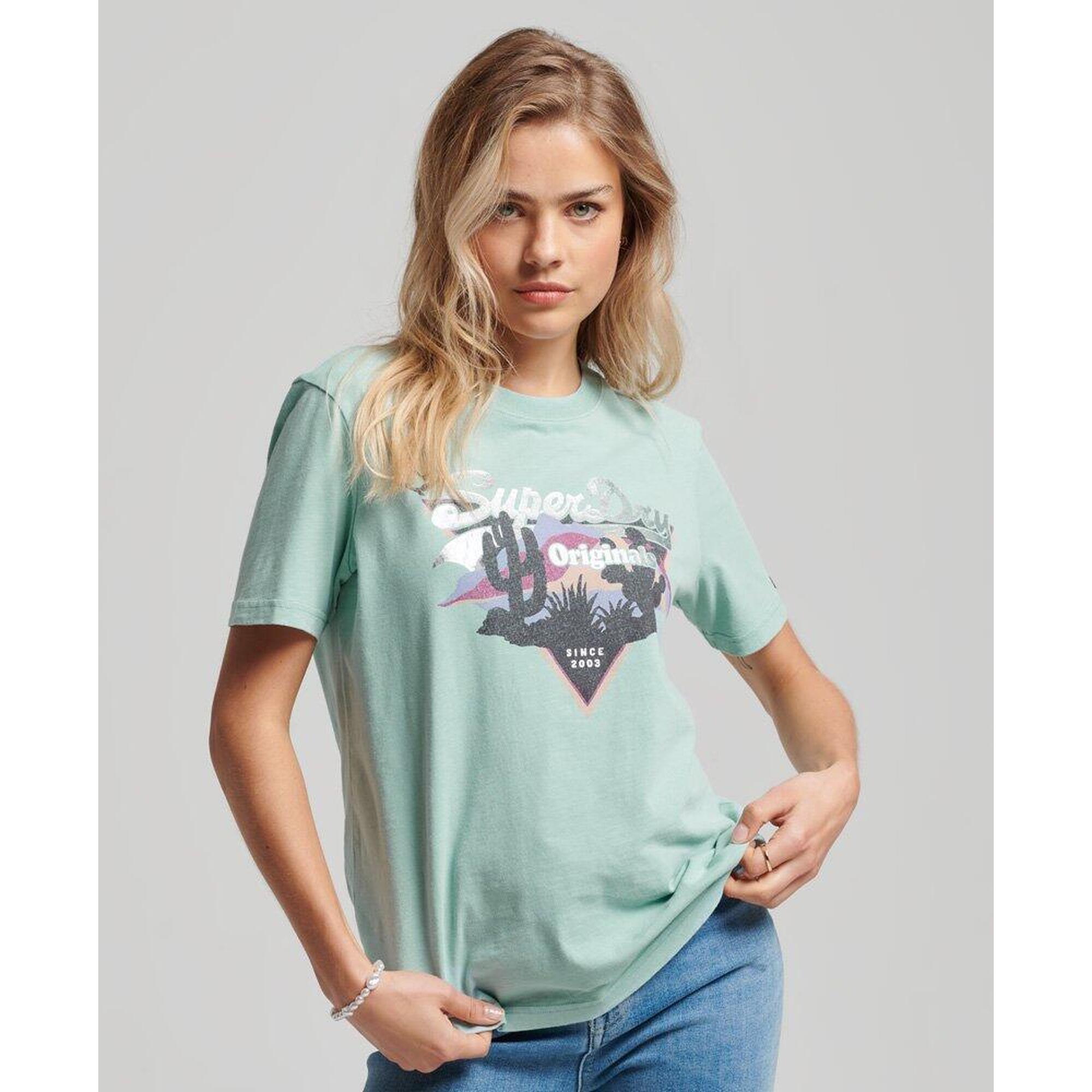 Superdry - T-shirt Narratif Vintage Logo - T-shirt Manches Courtes - Vert - Decathlon