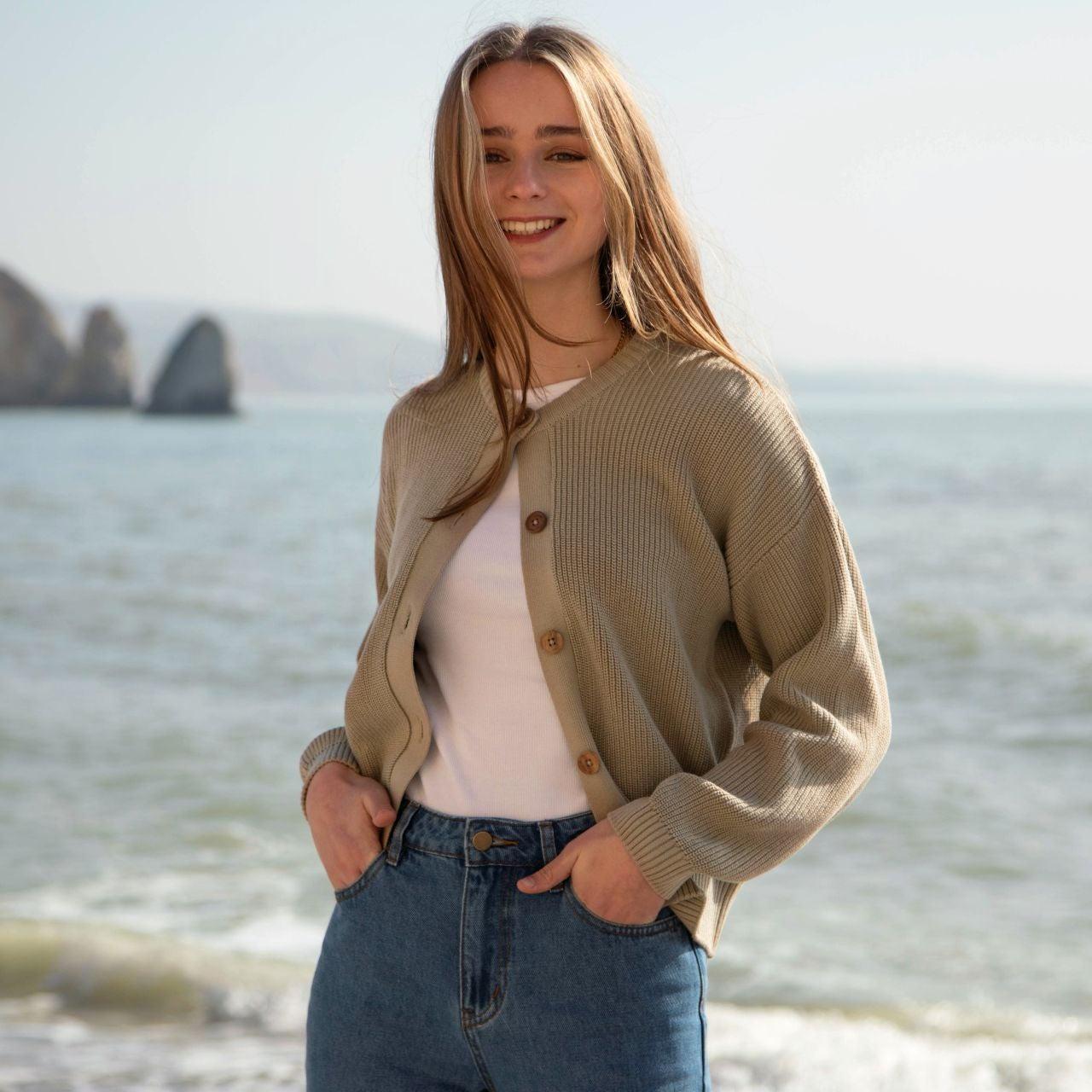 RAPANUI Crew Neck Cardigan