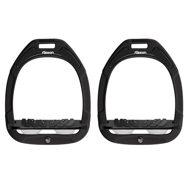 Senkrechte Steigbügel Grip schwarz/schwarz/weiß Flex-On Green Composite 2/2