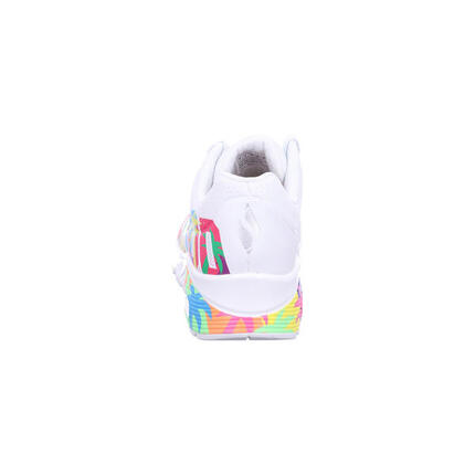 Skechers Damen Uno - ONE FOR STARS! Sneaker Hollywood 177995 WMLT Weiß/Bunt