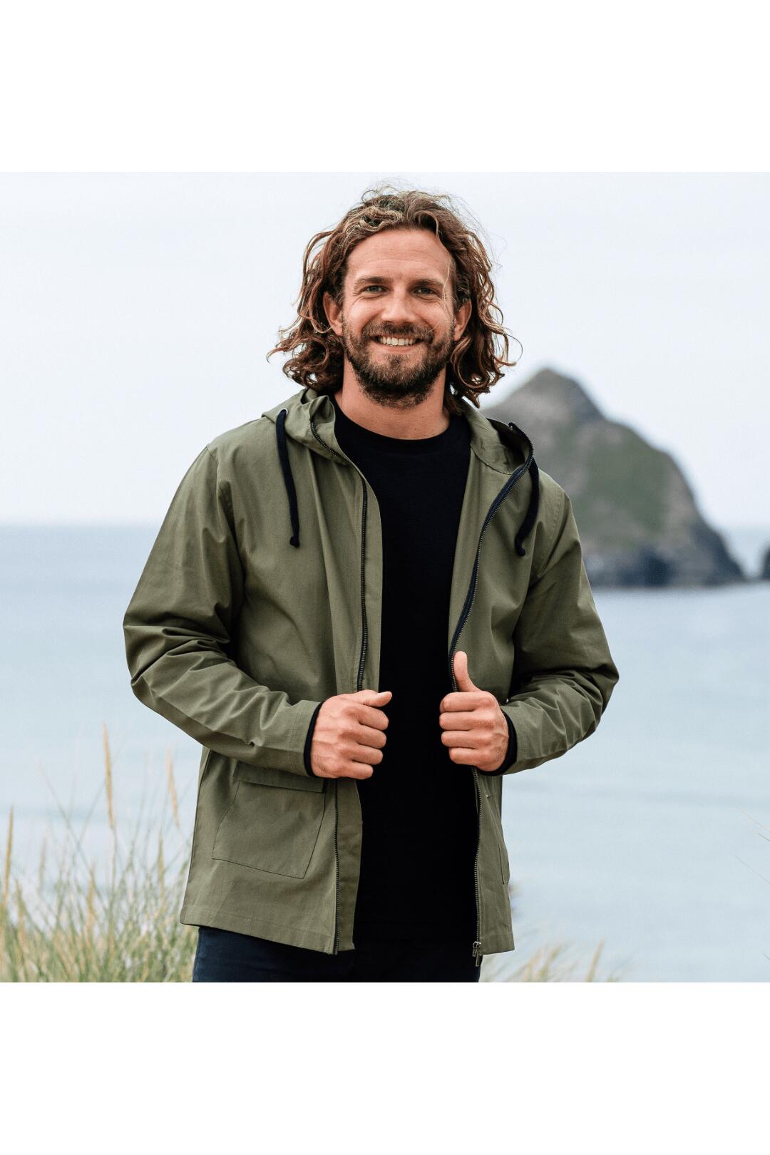RAPANUI Cotton Men's Raincoat