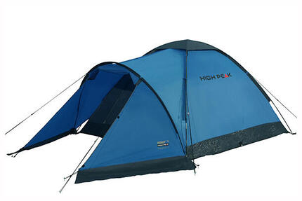 High Peak kuppelzelt Ontario 3-Personen 305 x 180 x 120 cm blau