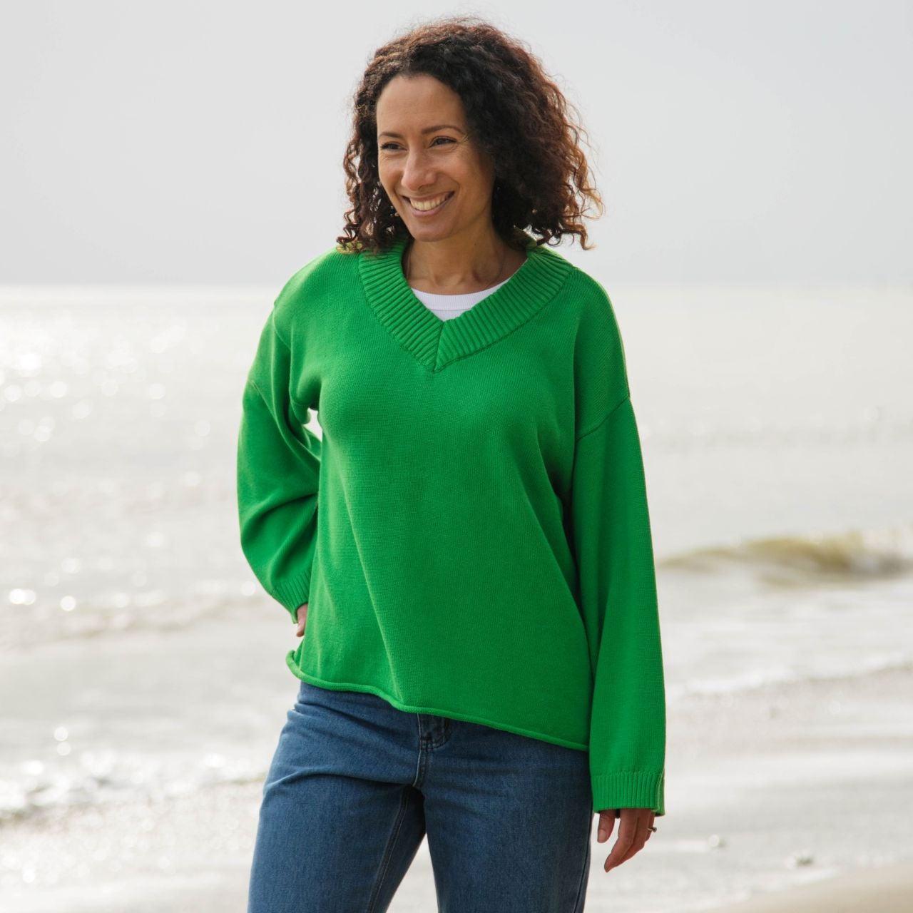 RAPANUI V-Neck Women's Jumper