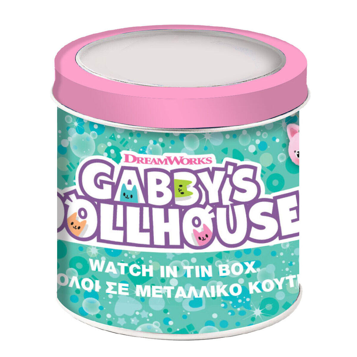 Horloge Kinderen Gabby's Dollhouse 000574089 - TIN BOX 2/3