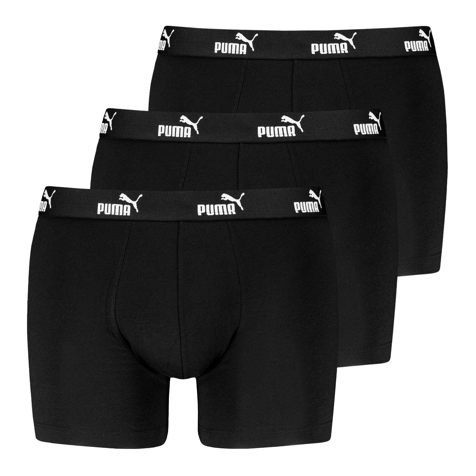 PUMA Unterhosen Shorts Boxer 3er Pack Herren - Everyday Cotton Stretch