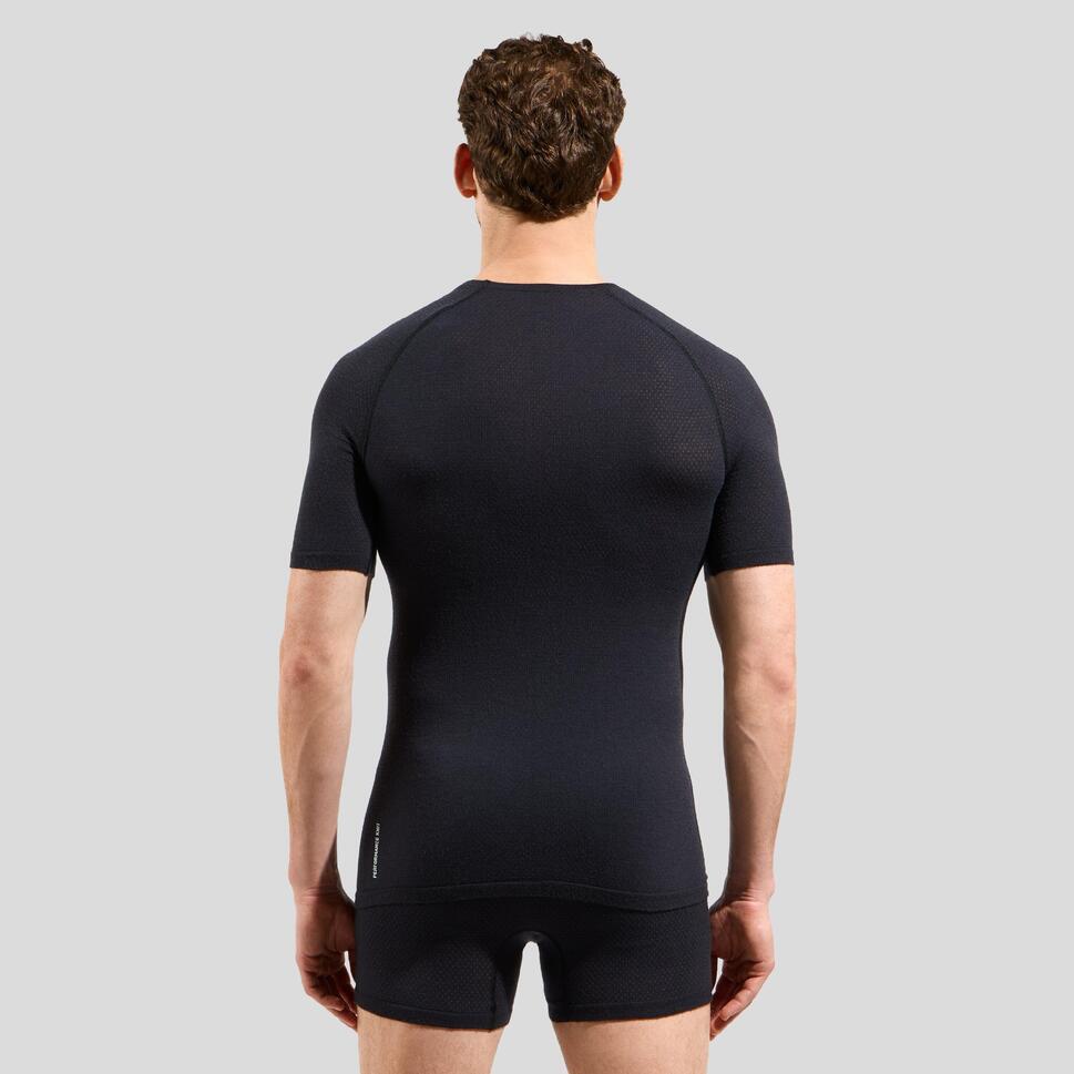 Koszulka termoaktywna męska Odlo Merino PW 140 Seamless BL Top Crew Neck SS