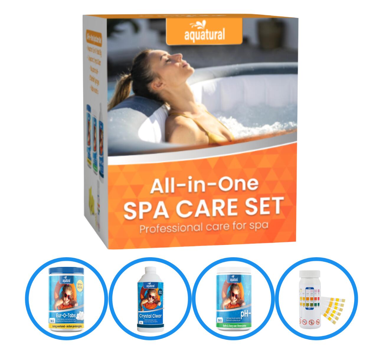 Aquatural All-In-One Spa Care Set voor kristal helder spa water 3/5