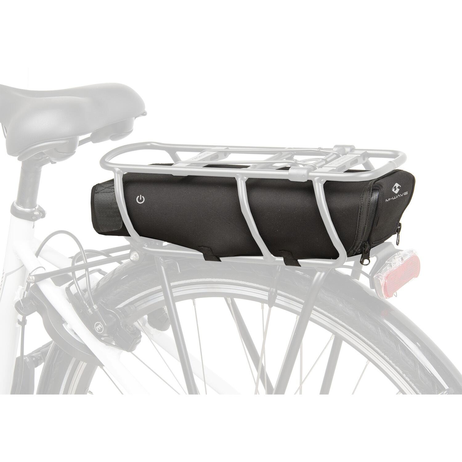 M-Wave schutzabdeckung für Batterie E-Bike Shimano/Bosch schwarz 3/5