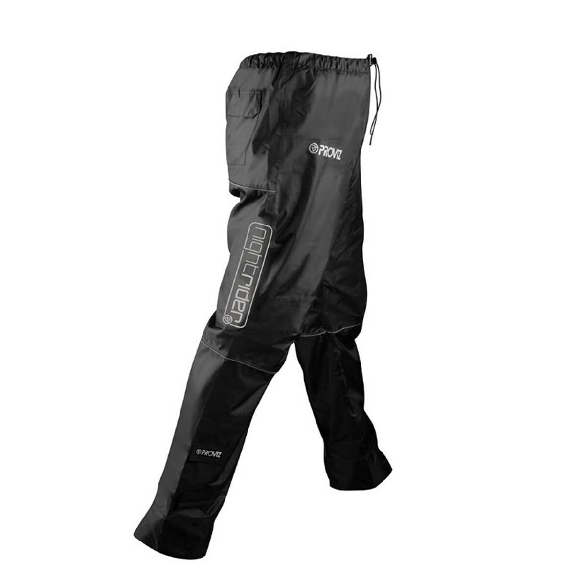 Proviz - Nightrider S Pantalon Vélo Anti-pluie Et Coupe Vent - S - Noir - Surpantalon - Noir - 38 S - Decathlon