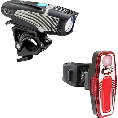 Fietsverlichting voor/achter niterider usb lumina 1000 boost/sabre 110