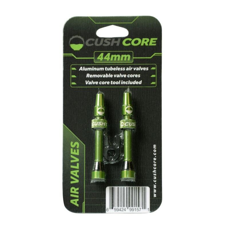 Cushcore Tubeless-Ventil – 55 mm (Paar) – grün 2/2