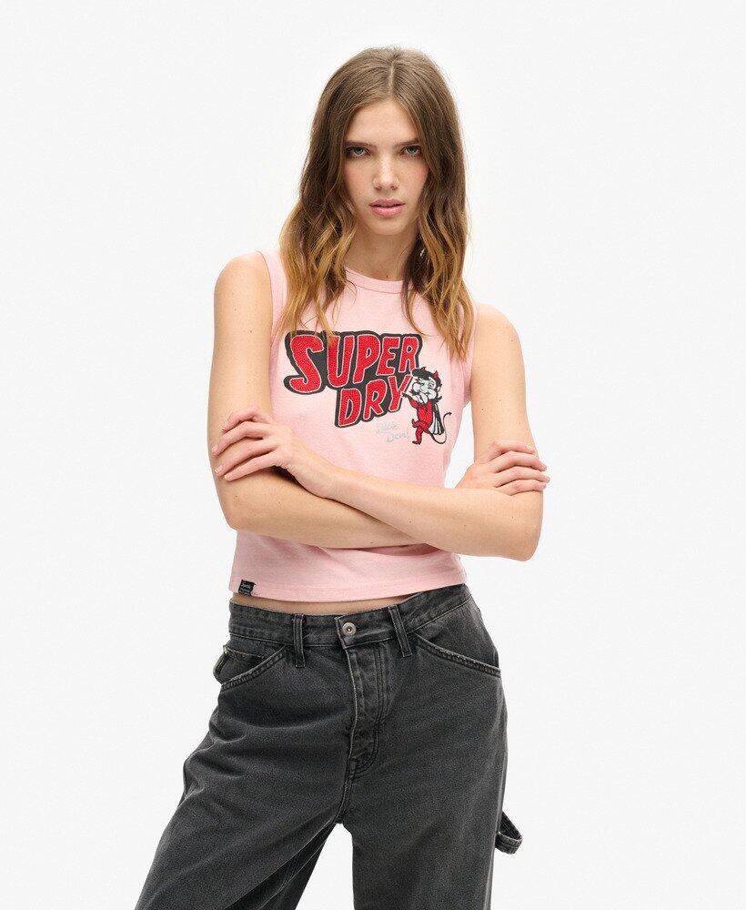 SUPERDRY Slim Ornament Retro Weste