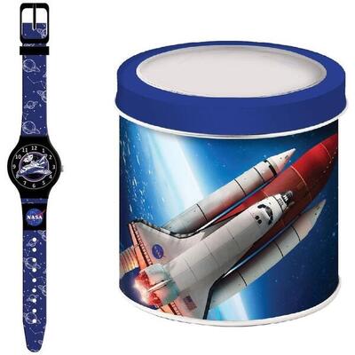 Horloge kinderen nasa nasa - tin box