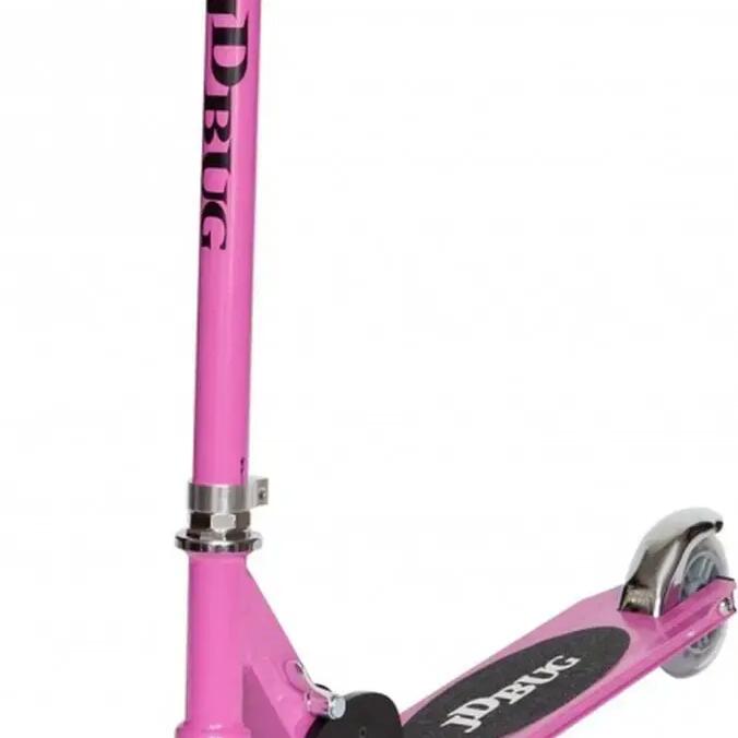 Jr Street Scooter, Lightweight, Folding Kick Scooter - Pastel Pink