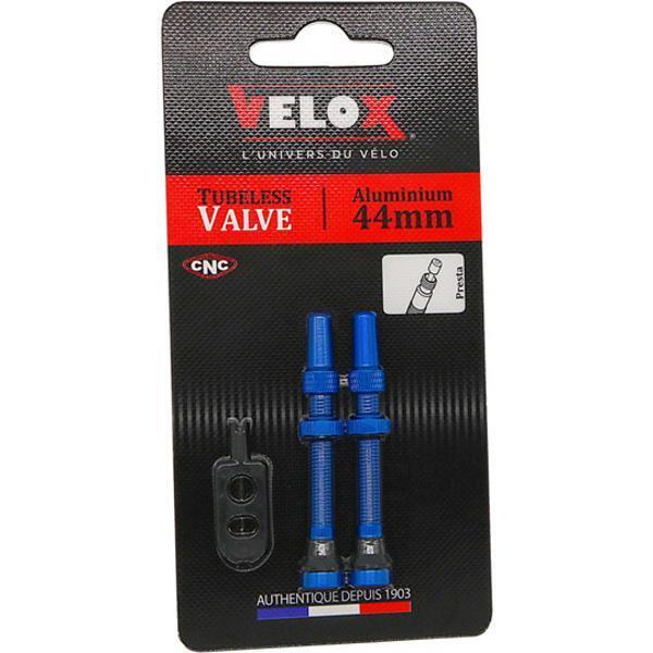 Velox - Valve Tubeless Presta Velox (x2) - Valve De Gonflage - Bleu - 44 Mm - Decathlon