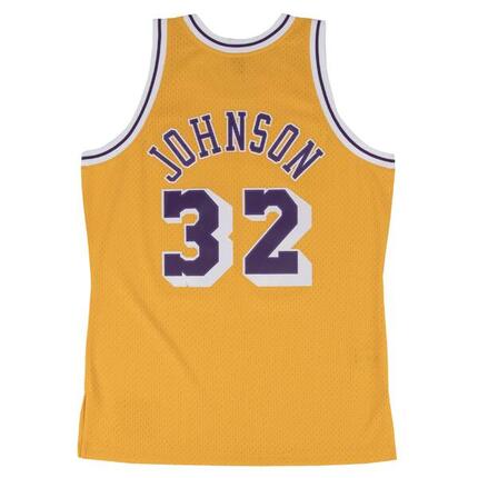 Maillot NBA Magic Johnson Los Angeles Lakers 1984-85 Mitchell & ness Hardwood Cl