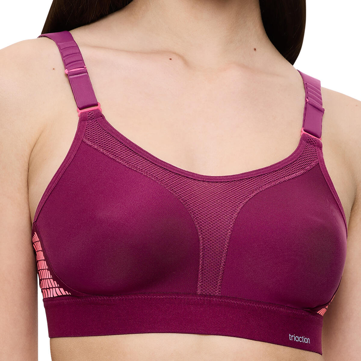 Triaction - Brassière De Sport Maintien Élevé - Extreme Lite - Soutien-gorge - Rouge - 85e - Decathlon