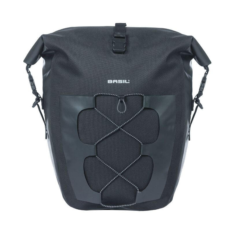 BASIL Borsa laterale impermeabile per bicicletta da turismo con aggancio al portapacch
