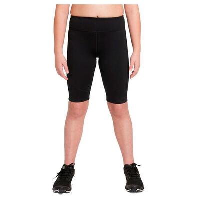 Nike g nk df one fietsshorts voor meisjes, zwart/wit, maat s