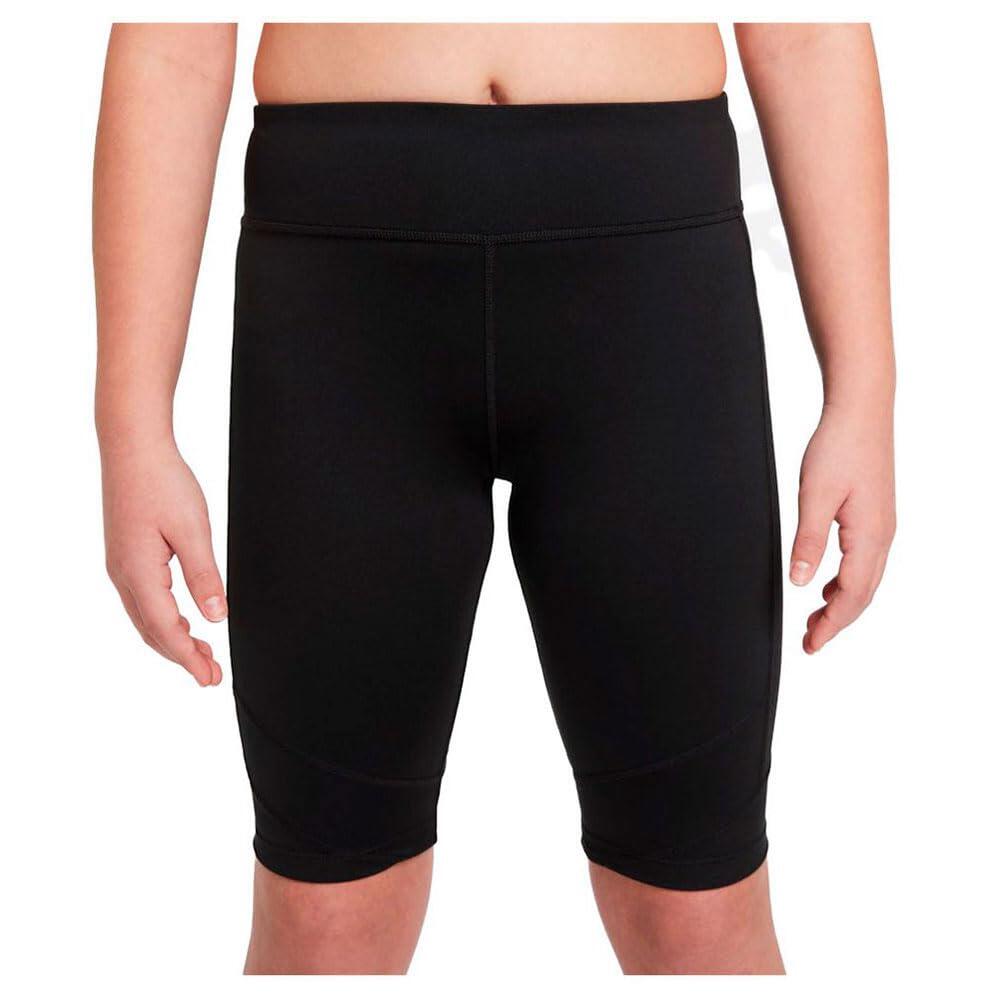 Nike G NK DF One Pantaloncini da Ciclismo per Ragazze, Nero/Bianco, 7 Anni 2/5