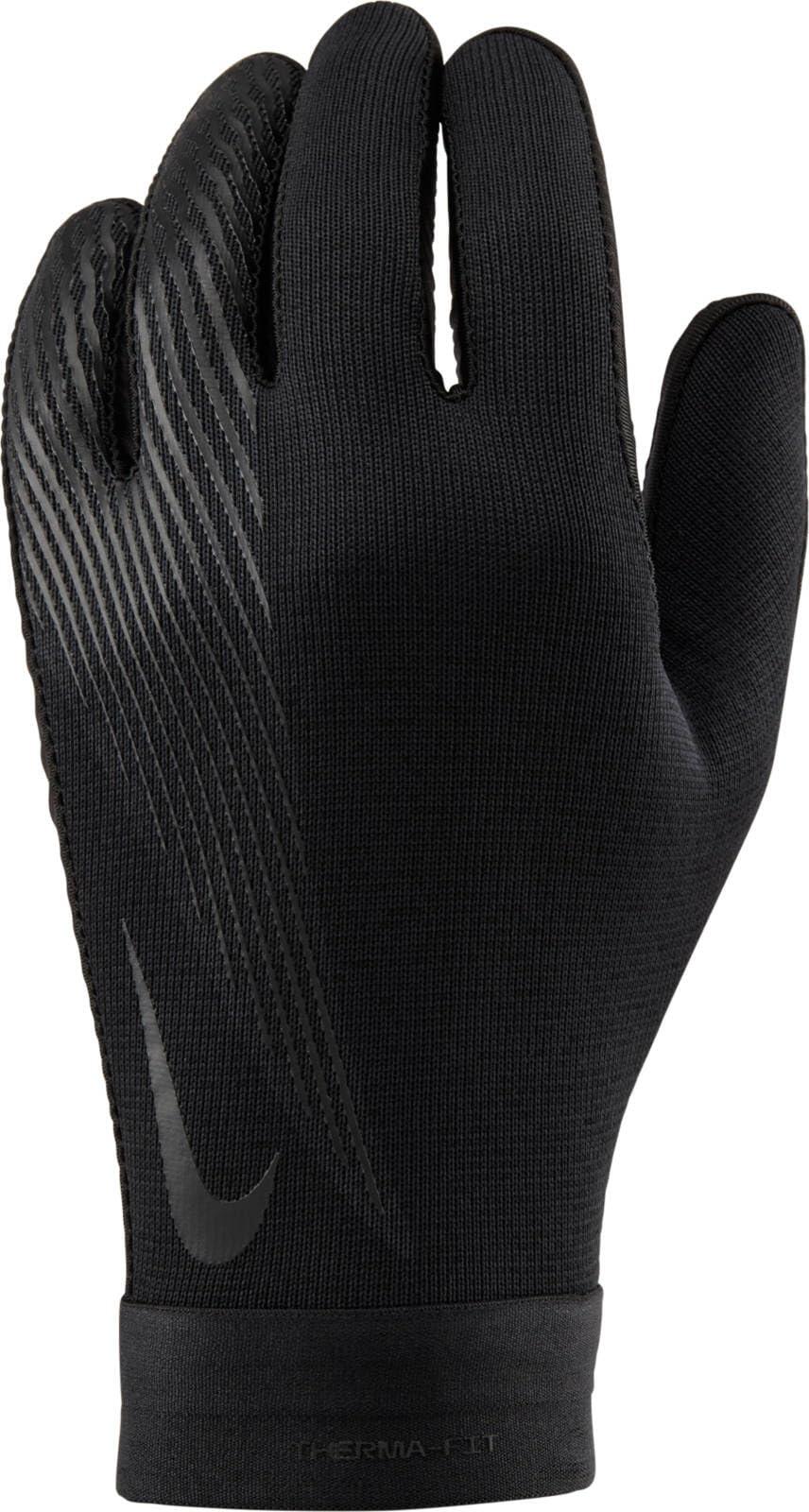 Guanti da calcio Nike Academy ThermaFit Ho24 Uomo Neri Taglia S 1/1