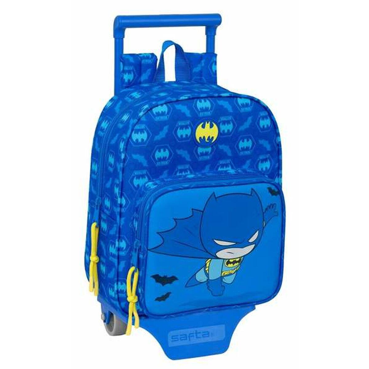 Schoolrugzak met Wielen Batman Blauw 2/5