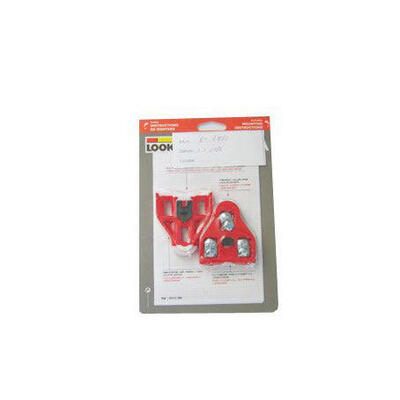 Look schoenplaatjes delta 9° rood voor fietsen