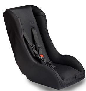 Melia Comfort 4S Babyschaal voor Fietskar - Zwart - 90 cm 1/1