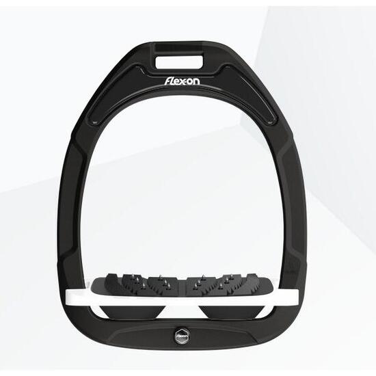 Ultra Grip Steigbügel schwarz/weiß/schwarz Flex-On Green Composite
