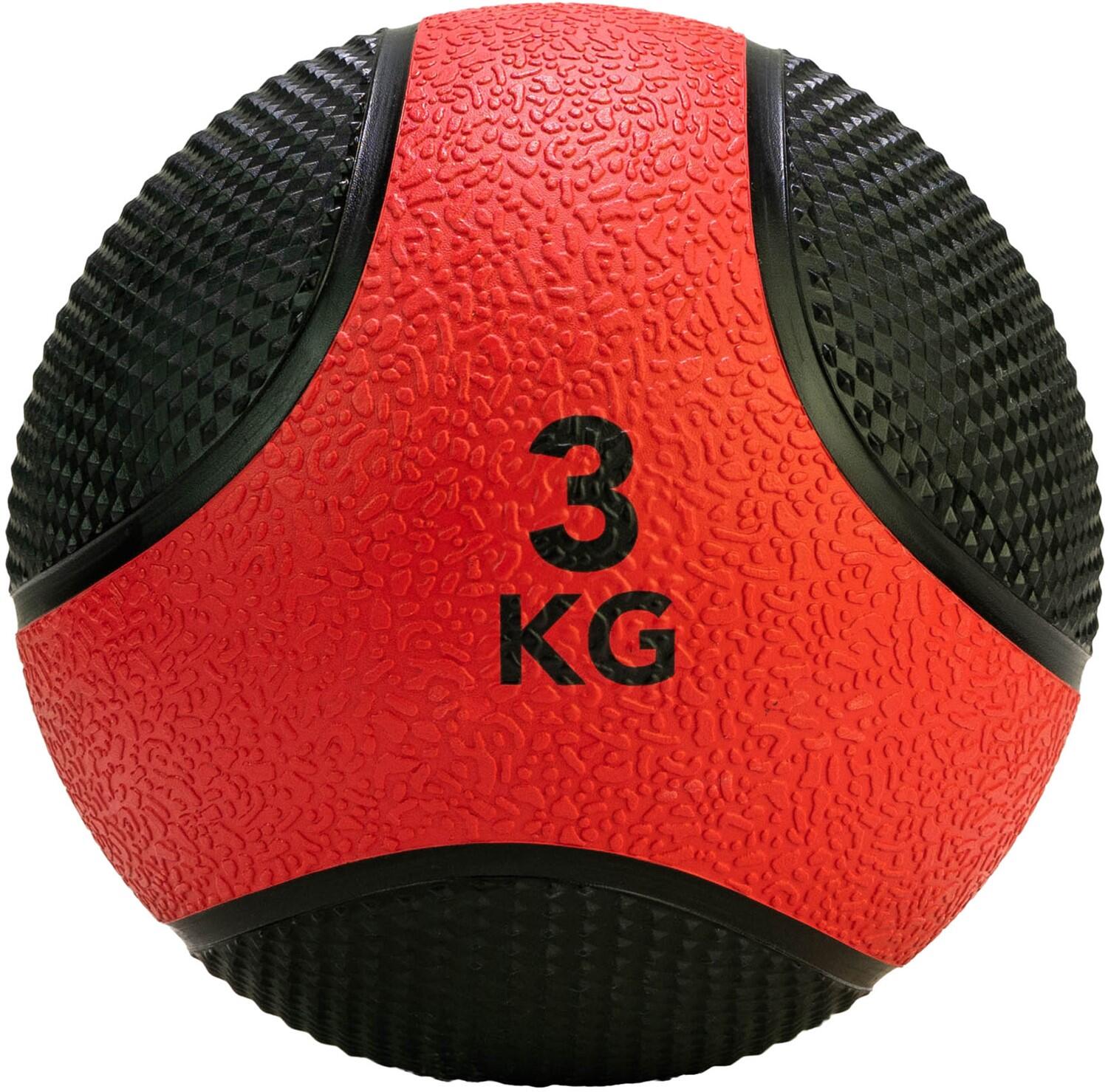 Tunturi Fitness Ball Medicine 3 kg23 cm goma rojo/negro 3/7