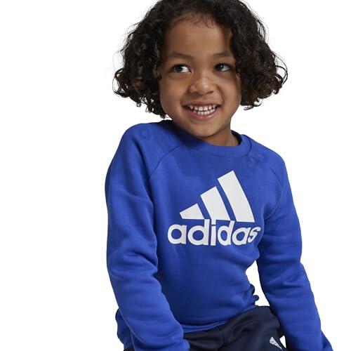 Completo in Pile Adidas Essentials Logo per Bambini 4-5 Anni 3/5