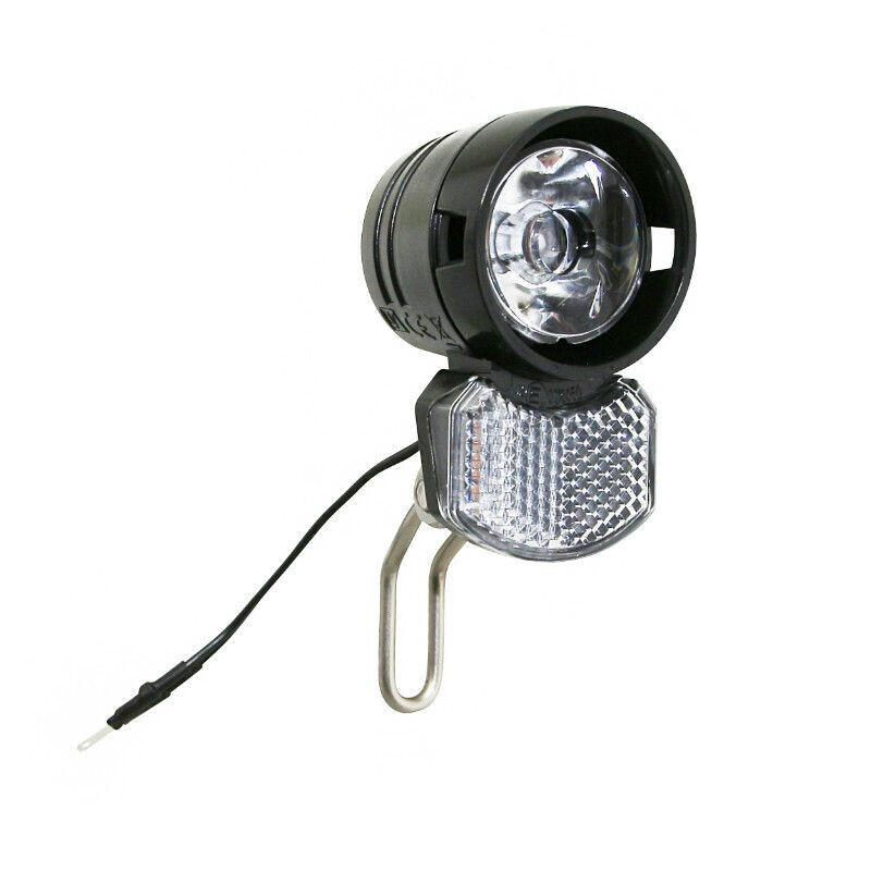 Éclairage vélo à dynamo avant sur fourche écoline à Led ( compatible Leader Fox